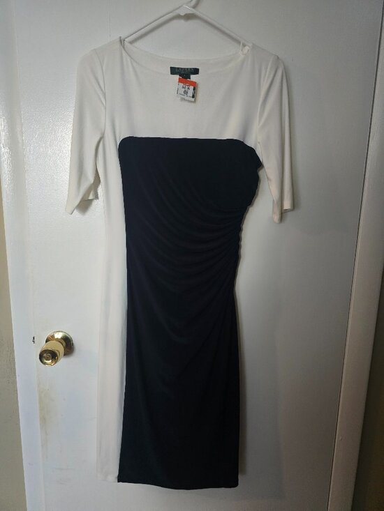 Ralph Lauren Dresses & Skirts - Ralph Lauren 3/4 Sleeve Business Casual Color Block Dress